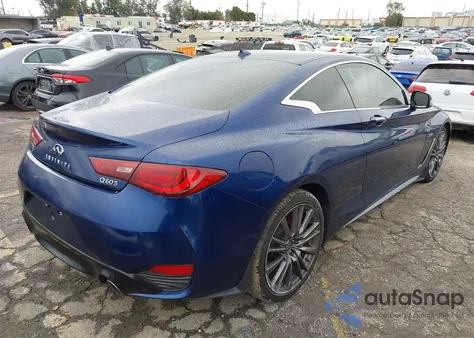 2017 Infiniti Q60 3.0T Red Sport 400 z USA, uszkodzony, nr VIN JN1FV7EK8HM610265